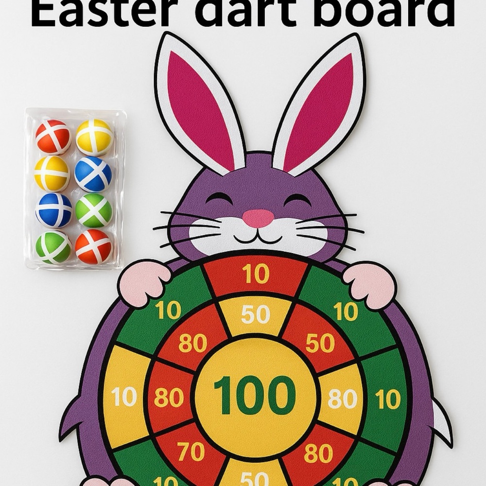 Easter Bunny Dart Board Game